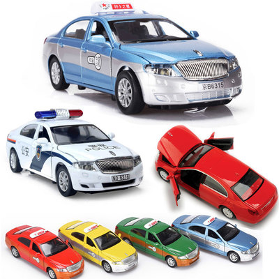 铠威128合金红旗H7回力玩具车 精致收藏与乐趣代言，商用出租也超吸睛